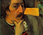 保罗 高更 : Portrait of the Artist with the Idol